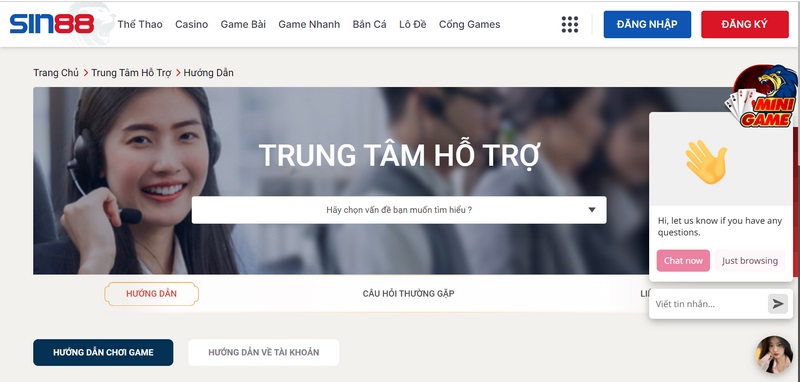 Sin88 - Đôi nét về nhà cái và sức hấp dẫn không thể chối từ 12 Liên Hệ Ngay Đến Trung Tâm Hỗ Trợ Của Sin88 Khi Gặp Vấn Đề